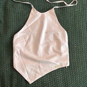 Missguided Light Pink Halter Top